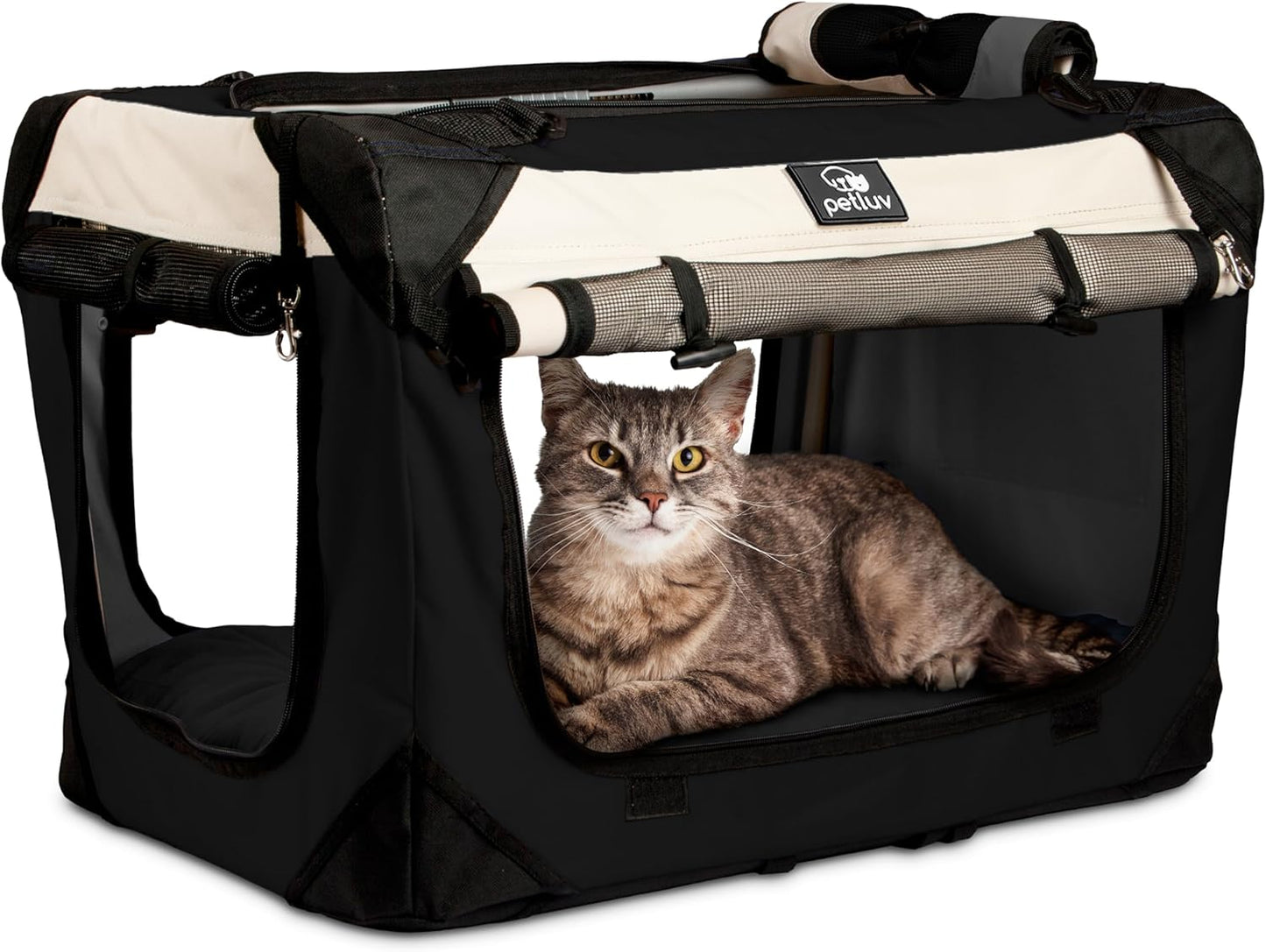 Dog & Cat Carrier, Large, Black