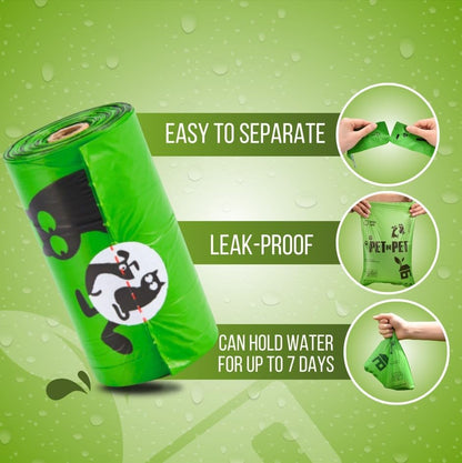 Dog Poop Bags, 1080 Count Unscented Doggy Waste Bag Rolls