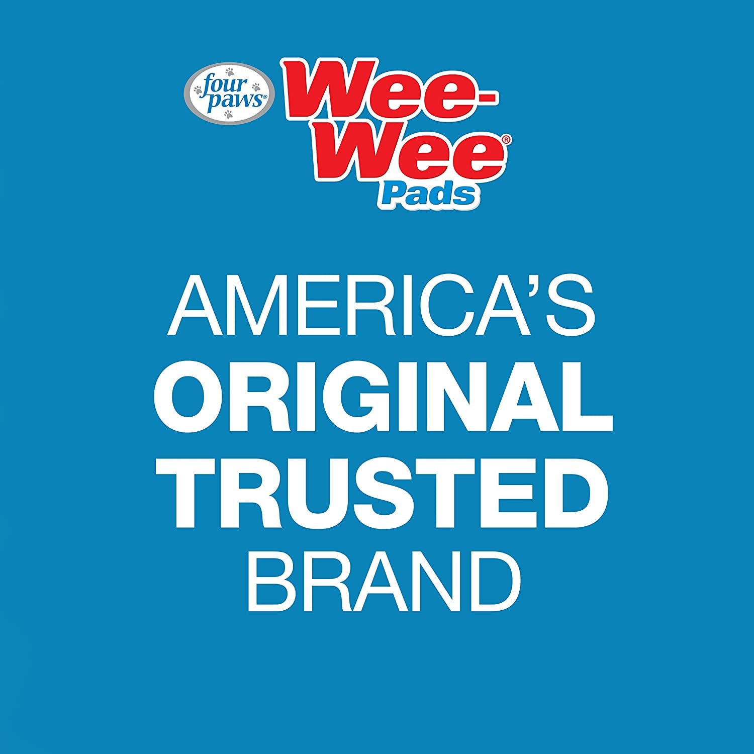 Wee-Wee Absorbent Pads for Dogs, 100 Count, Original (Puppy): 22.5" X 23"