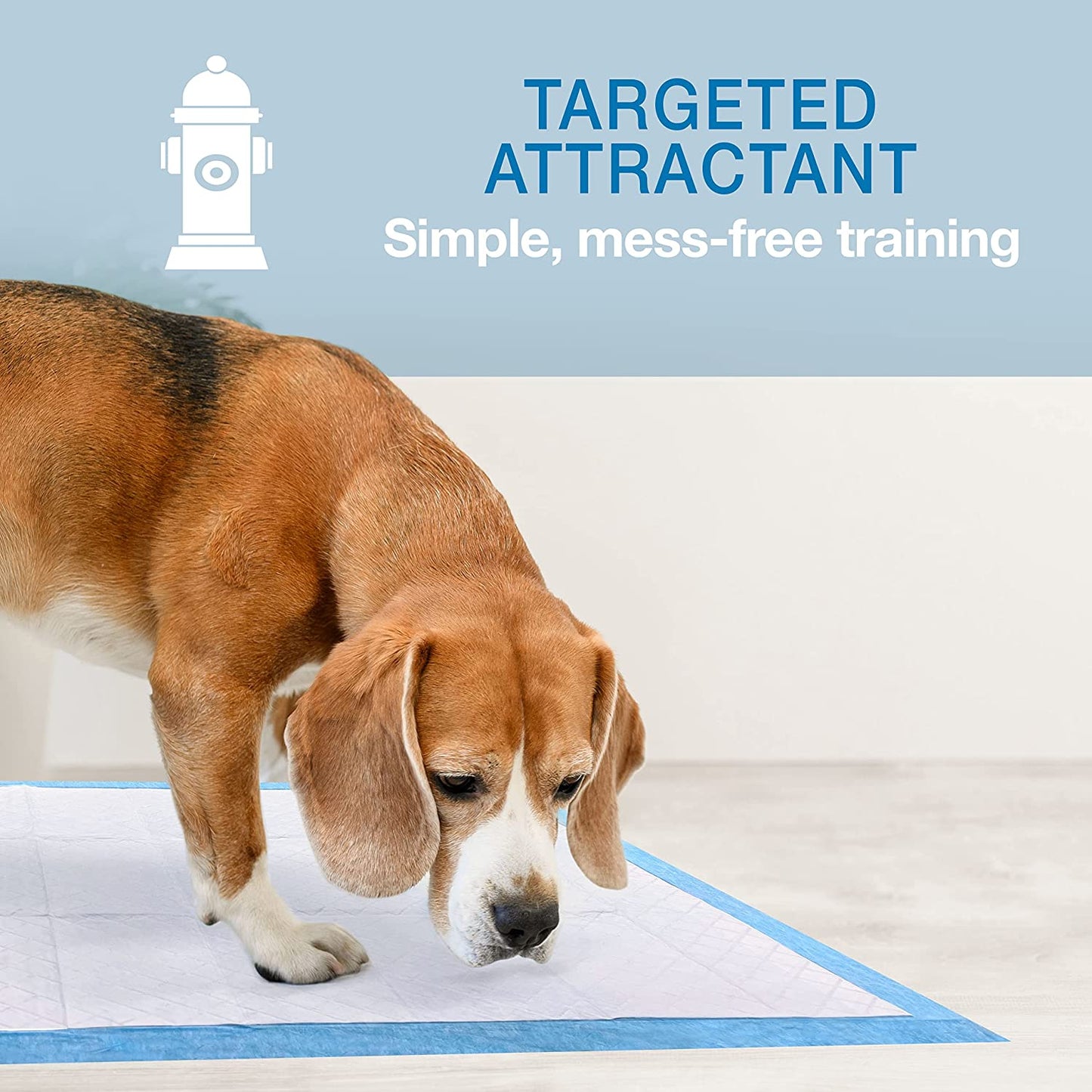 Wee-Wee Absorbent Pads for Dogs, 100 Count, Original (Puppy): 22.5" X 23"